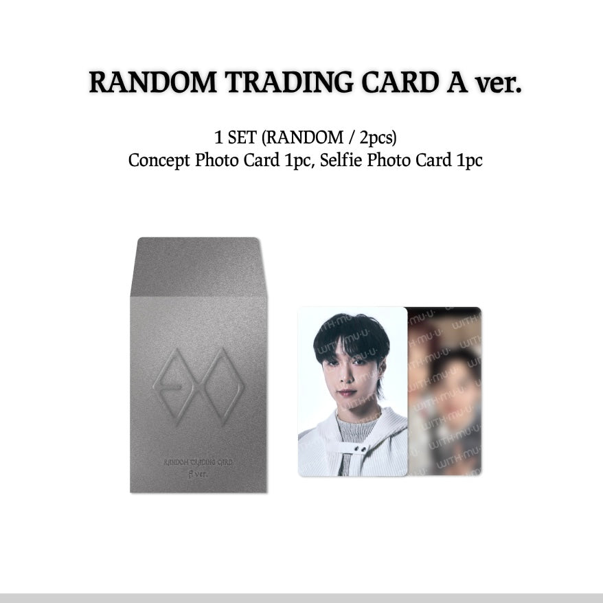 (PRE-ORDER) EXO – [REVERXE THE WORLD] MD_RANDOM TRADING CARD (2 VERSIONS) - LightUpK
