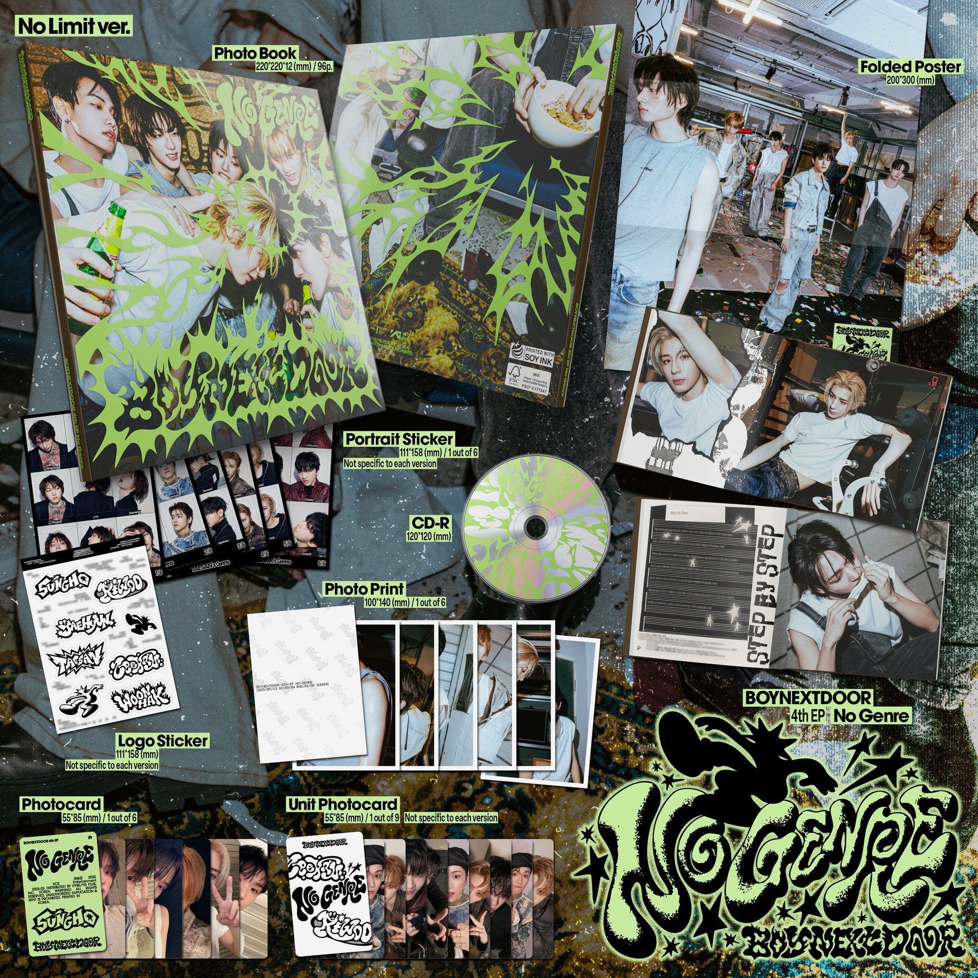 BOYNEXTDOOR - 4TH EP [NO GENRE] (3 VERSIONS) - LightUpK