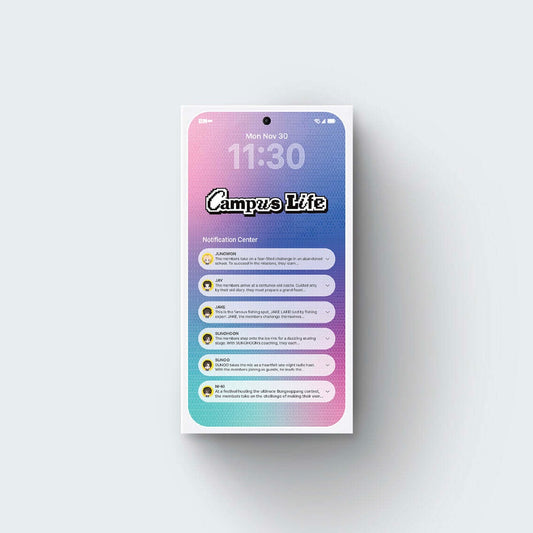 (PRE-ORDER) ENHYPEN - WORLD COUPON CARD COLLECTION (CAMPUS LIFE BASIC VER.) - LightUpK