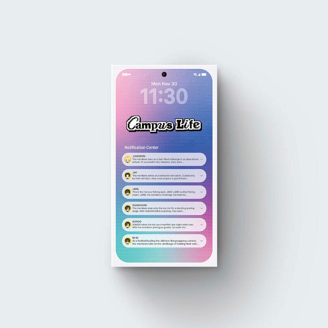 (PRE-ORDER) ENHYPEN - WORLD COUPON CARD COLLECTION (CAMPUS LIFE BASIC VER.) - LightUpK