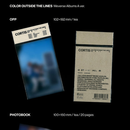 (PRE-ORDER) CORTIS - THE 1ST EP [COLOR OUTSIDE THE LINES] (WEVERSE ALBUMS VER.) (2 VERSIONS) RANDOM - LightUpK
