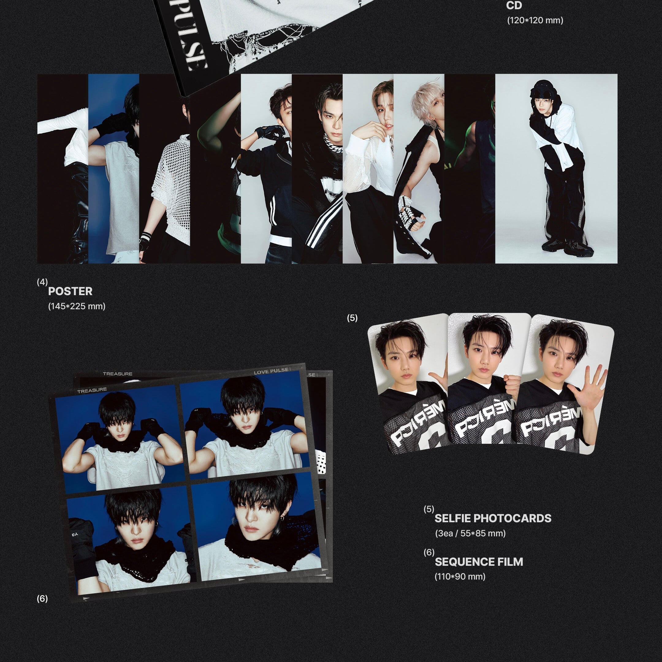 TREASURE - 3RD MINI ALBUM [LOVE PULSE] SPORTY VER (10 VERSIONS)