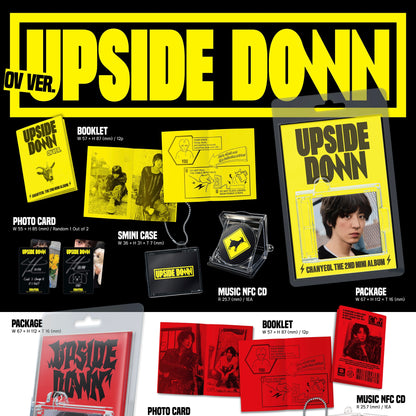 (PRE-ORDER) CHANYEOL - 2ND MINI ALBUM [UPSIDE DOWN] (SMINI VER.) (2 VERSIONS) RANDOM - LightUpK
