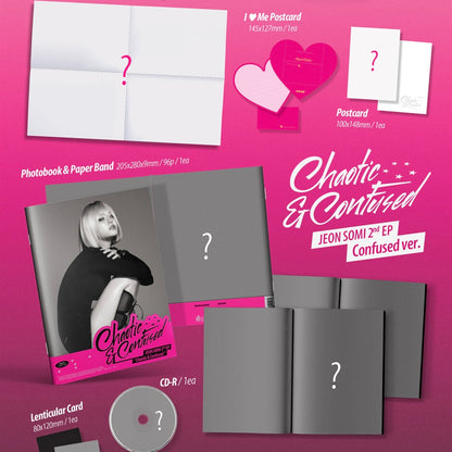 JEON SOMI - 2ND EP ALBUM [CHAOTIC & CONFUSED] (2 VERSIONS) - LightUpK