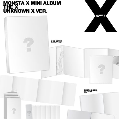 (PRE-ORDER) [HELLO82] [HELLO82 EXCLUSIVE] MONSTA X - THE X (4 VERSIONS) - LightUpK