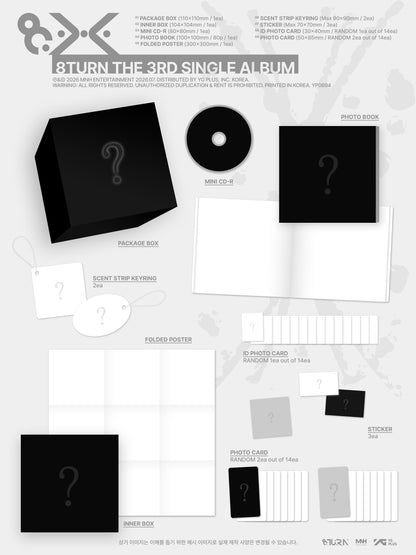 (PRE-ORDER) 8TURN - THE 3RD SINGLE ALBUM [8.X]
