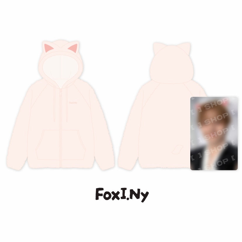 (PRE-ORDER) STRAY KIDS - SKZOO FLEECE HOOD ZIP-UP - RUN IT (8 VERSIONS)