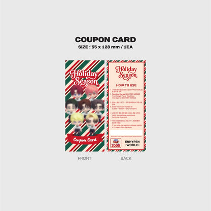 ENHYPEN - WORLD COUPON CARD COLLECTION (HOLIDAY SEASON BASIC VER.)