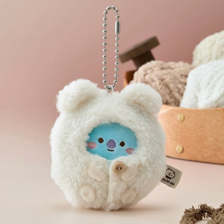 BTS - BT21 PLUSH KEYRING MADE BY RJ - LightUpK