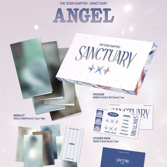 (PRE-ORDER) TOMORROW X TOGETHER (TXT) - THE STAR CHAPTER : SANCTUARY (ANGEL VER.)