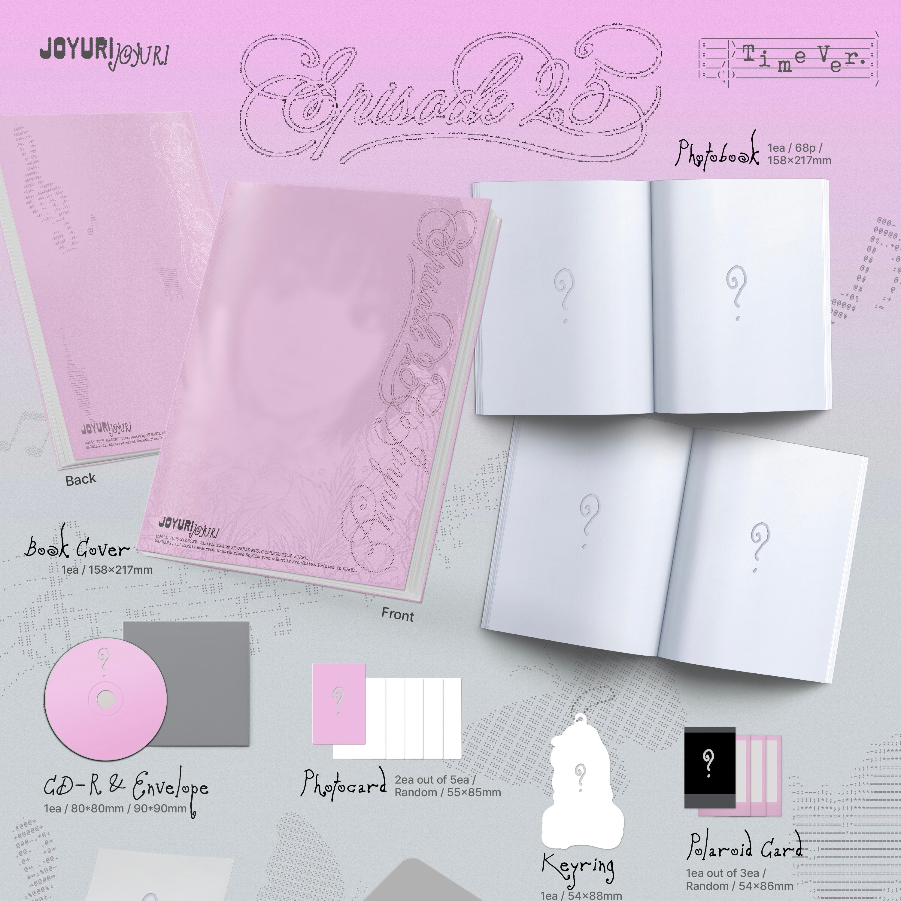 JO YURI - THE 3RD MINI ALBUM [EPISODE 25] (2 VERSIONS)