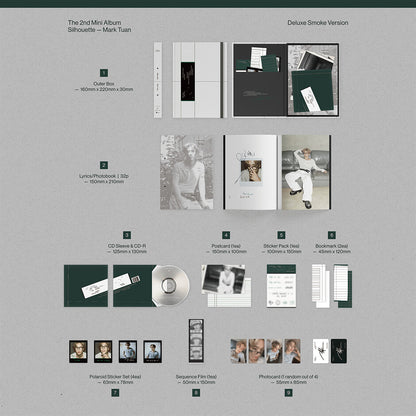 (PRE-ORDER) MARK TUAN - SILHOUETTE (DELUXE VERSION) (2 VERSIONS) - LightUpK