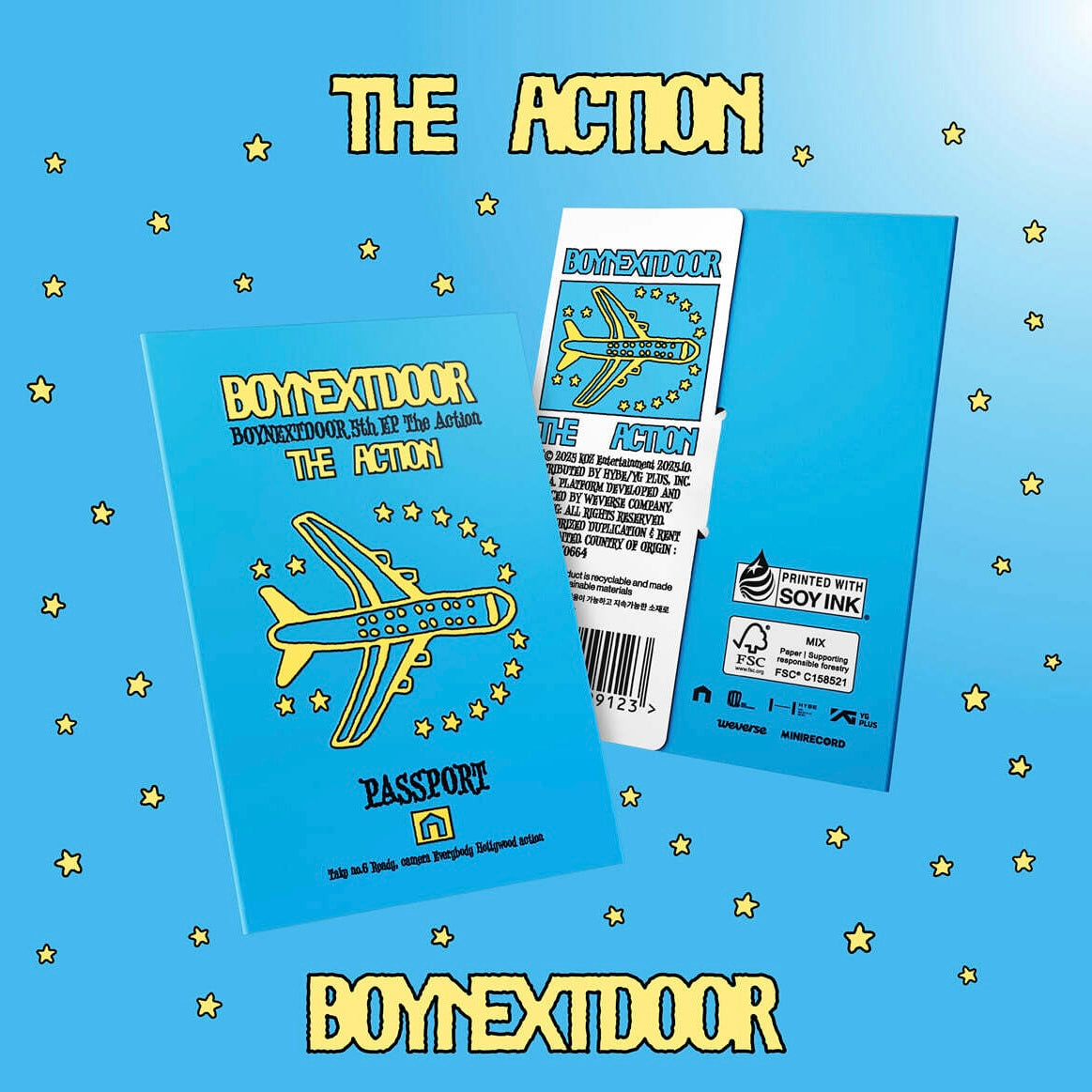 (PRE-ORDER) BOYNEXTDOOR - 5TH EP [THE ACTION] (WEVERSE ALBUMS VER.) - LightUpK