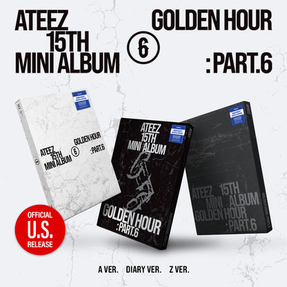 (PRE-ORDER) [hello82] [82EVENT EXCLUSIVE] ATEEZ - GOLDEN HOUR : PART.6 (3 VERSIONS)