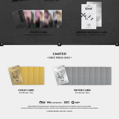 XLOV - 2ND MINI ALBUM [I,GOD] (4 VERSIONS)