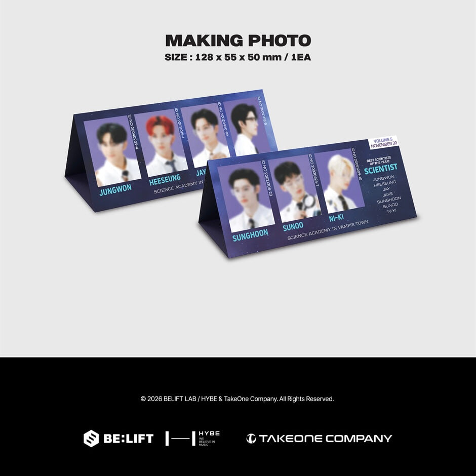 (PRE-ORDER) ENHYPEN - WORLD COUPON CARD COLLECTION (SCIENTIST VER.) (2 VERSIONS) - LightUpK