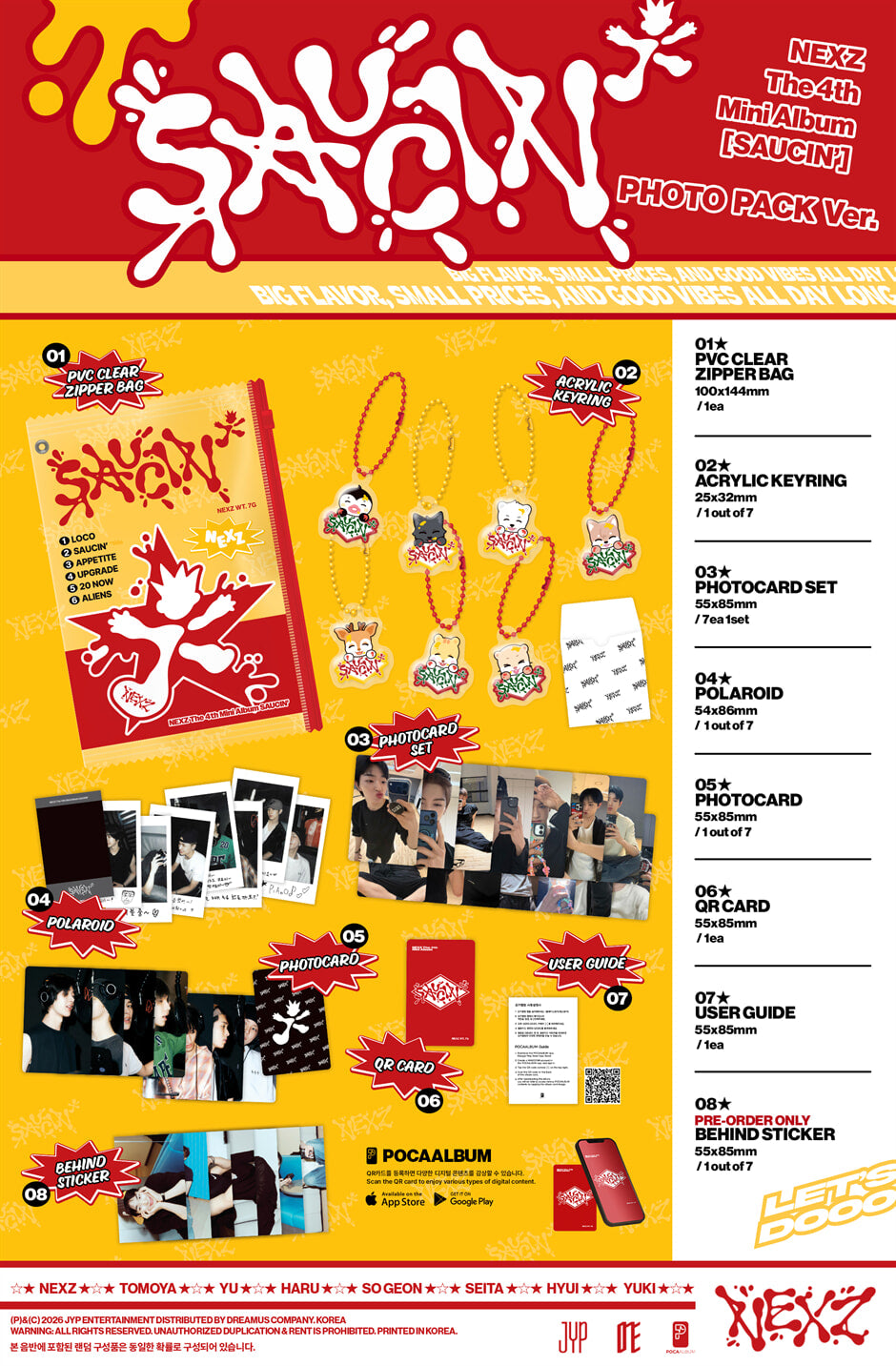 (PRE-ORDER) NEXZ - 4TH MINI ALBUM [SAUCIN'] PHOTO PACK VER.