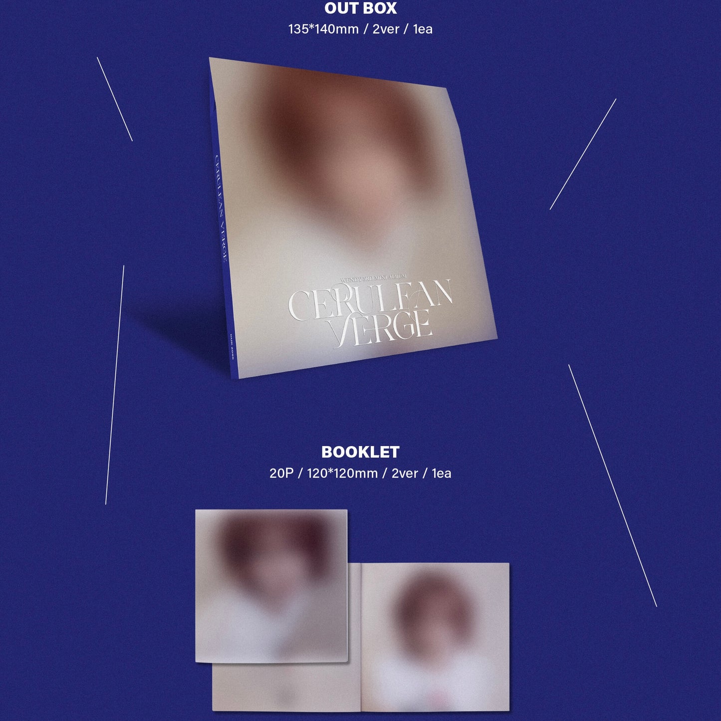 (PRE-ORDER) WENDY - 3RD MINI ALBUM [CERULEAN VERGE] DIGIPACK VER. (2 VERSIONS) RANDOM - LightUpK