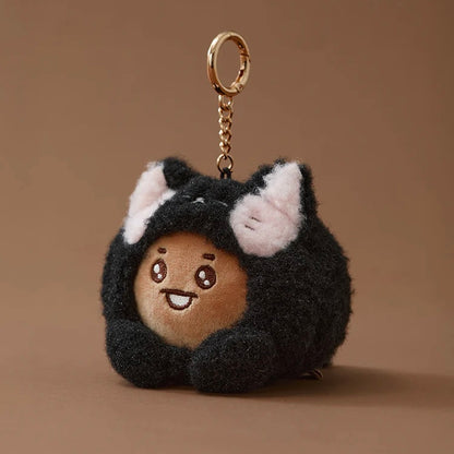 BTS - BT21 BABY MORE FLUFFY DOLL KEYRING - LightUpK