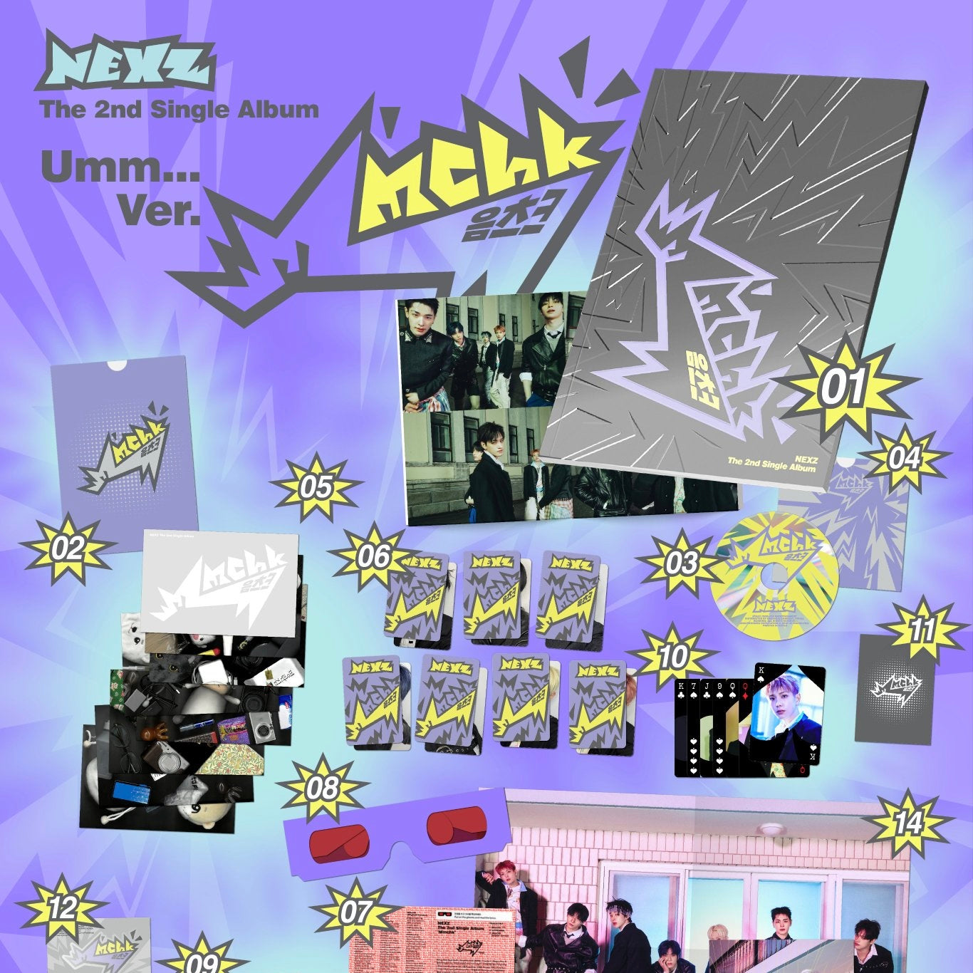 (PRE-ORDER) NEXZ - 2ND SINGLE ALBUM [MMCHK] (2 VERSIONS) RANDOM - LightUpK