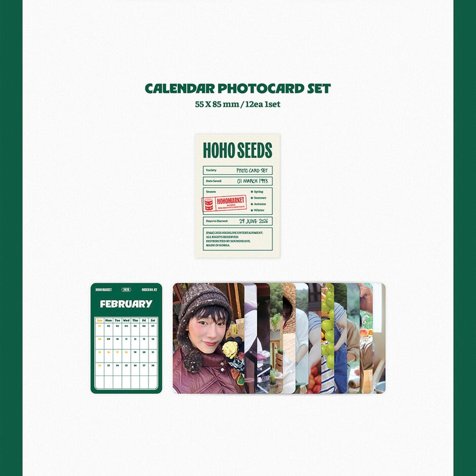 (PRE-ORDER) WONHO - 2026 SEASON'S GREETINGS [HOHO MARKET]