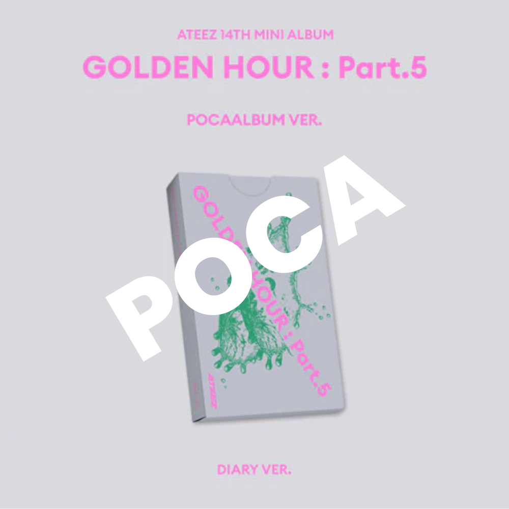 (PRÉCOMMANDE) ATEEZ - GOLDEN HOUR : PART.5 (POCAALBUM) (3 VERSIONS) ALÉATOIRE