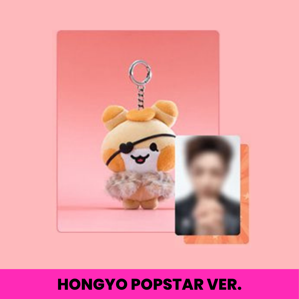 (PRE-ORDER) ATEEZ - MIGHTEEZ - [ROCK THE STAGE] POPSTAR PLUSH KEYRING (8 VERSIONS)
