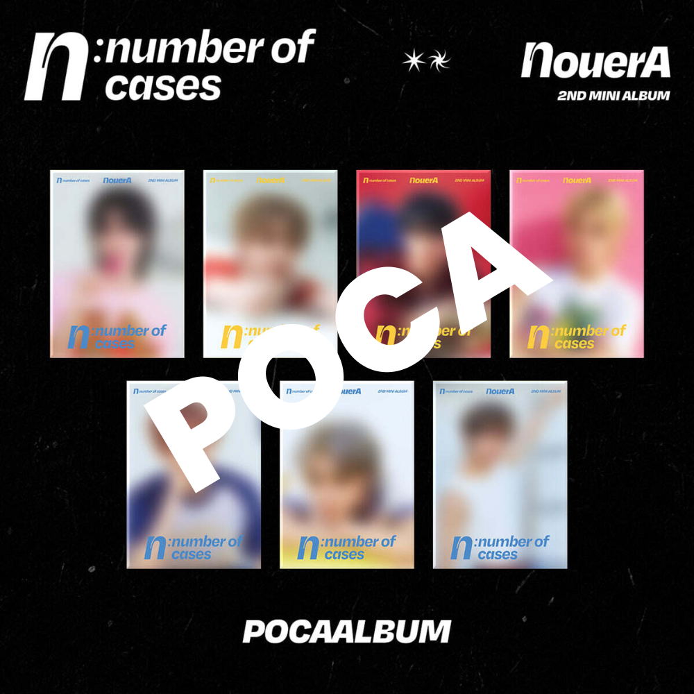 NOUERA - 2ND MINI ALBUM [N: NUMBER OF CASES] (POCA) (7 VERSIONS) - LightUpK
