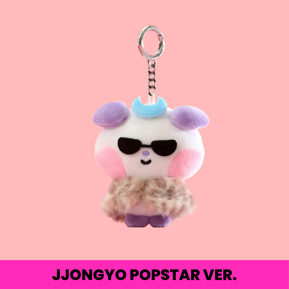 ATEEZ - MIGHTEEZ - [ROCK THE STAGE] POPSTAR PLUSH KEYRING (8 VERSIONS)