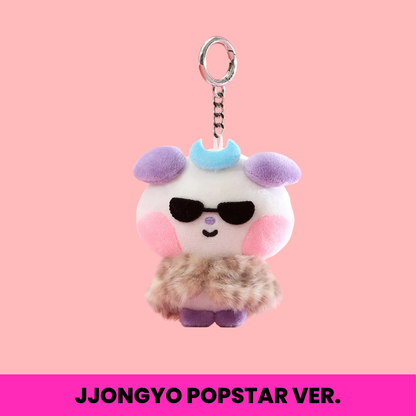 ATEEZ - MIGHTEEZ - [ROCK THE STAGE] POPSTAR PLUSH KEYRING (8 VERSIONS)