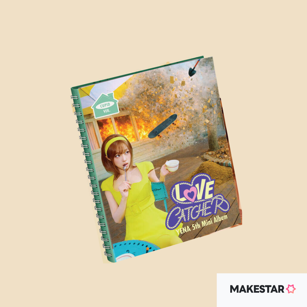 [MAKESTAR] CHOI YE NA - 5TH MINI ALBUM [LOVE CATCHER] (PHOTOBOOK VER.) (2 VERSIONS) - LightUpK