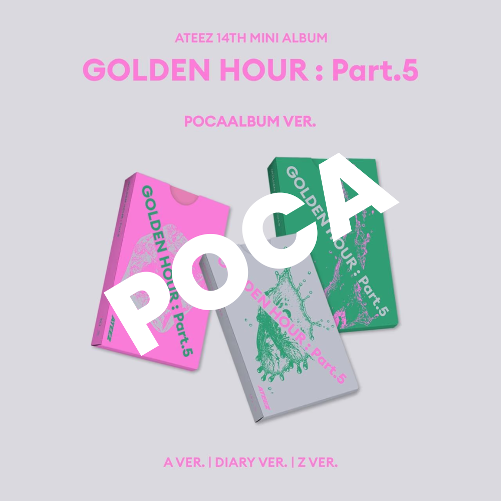 (PRE-ORDER) ATEEZ - GOLDEN HOUR : PART.5 (POCAALBUM) (3 VERSIONS) RANDOM