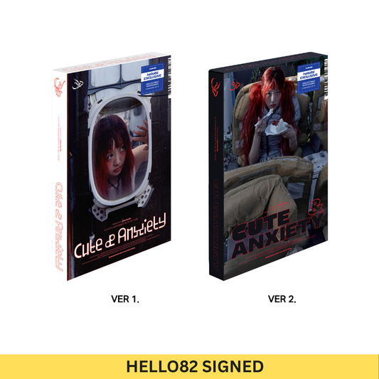 (PRE-ORDER) [hello82] [SIGNED] [hello82 EXCLUSIVE] YVES - CUTE & ANXIETY (2 VERSIONS)