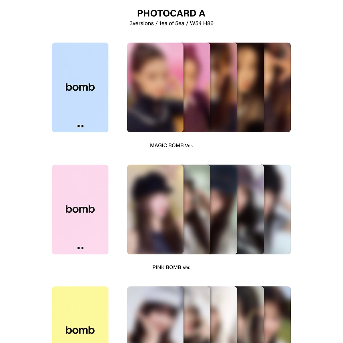 ILLIT - 3RD MINI ALBUM [BOMB] (3 VERSIONS) - LightUpK