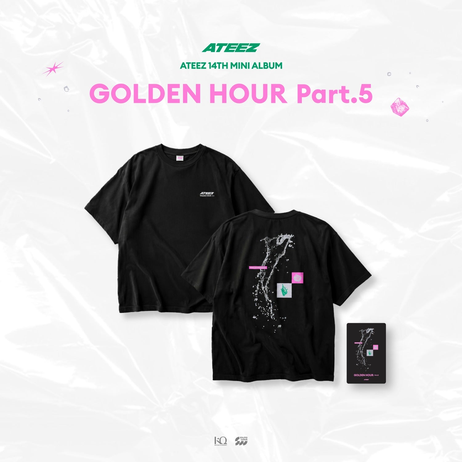 (PRE-ORDER) ATEEZ - POP-UP STORE [GOLDEN HOUR : Part.5] MD 04. SHORT SLEEVE T-SHIRT