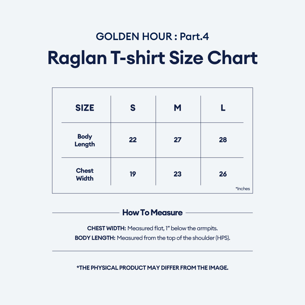 (PRE-ORDER) [HELLO82] ATEEZ - GOLDEN HOUR : PART.4 MERCH - RAGLAN T-SHIRT (3 SIZES)