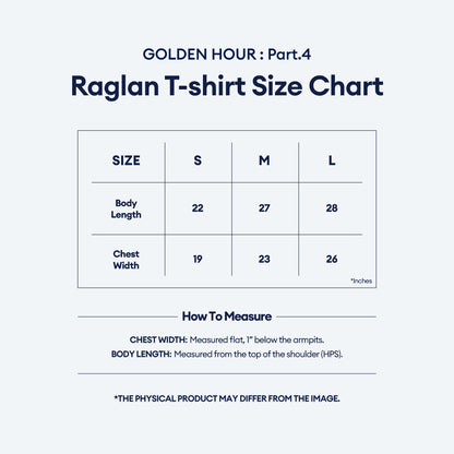 (PRE-ORDER) [HELLO82] ATEEZ - GOLDEN HOUR : PART.4 MERCH - RAGLAN T-SHIRT (3 SIZES)