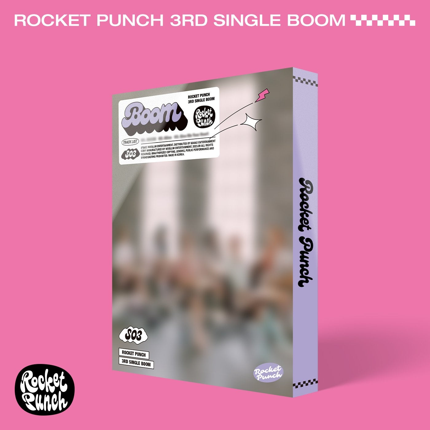 ROCKET PUNCH - BOOM (3RD SINGLE ALBUM) (2 VERSIONS)