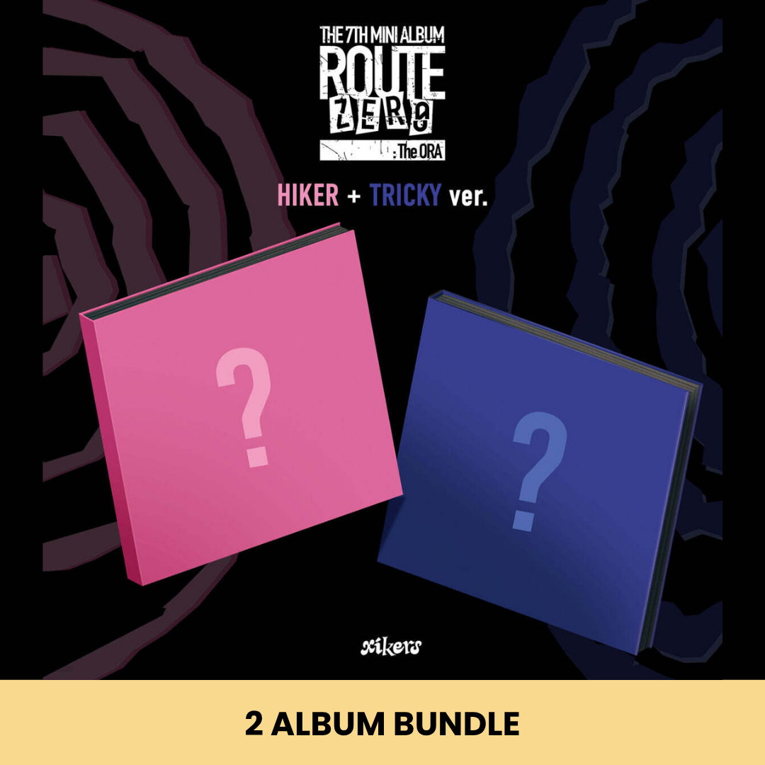 (PRE-ORDER) XIKERS - 7TH MINI ALBUM [ROUTE ZERO : THE ORA] (2 VERSIONS) BUNDLE - LightUpK