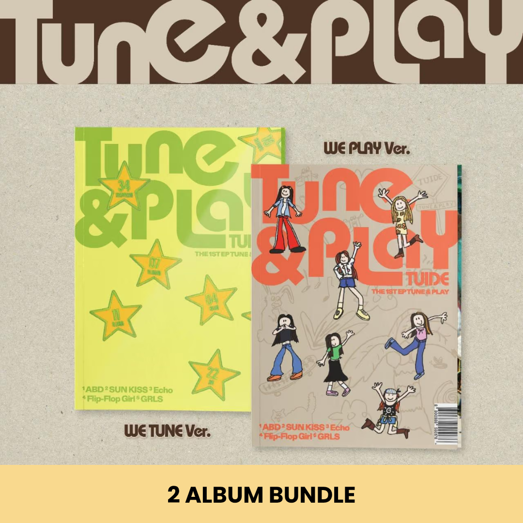 (PRE-ORDER) TUIDE - THE 1ST EP [TUNE & PLAY] (2 VERSIONS) BUNDLE