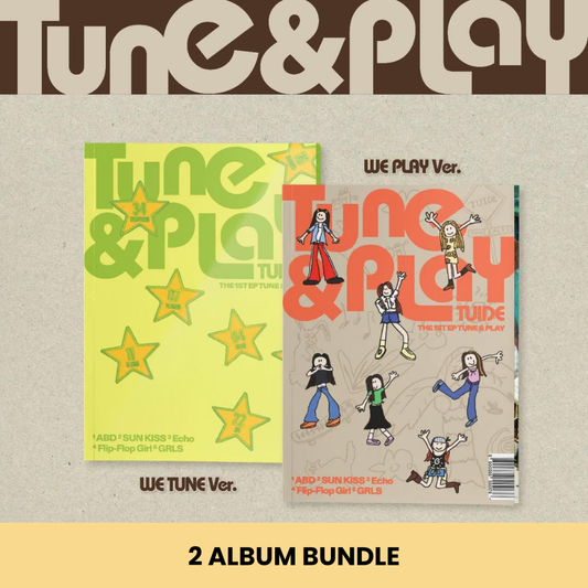 (PRE-ORDER) TUIDE - THE 1ST EP [TUNE & PLAY] (2 VERSIONS) BUNDLE