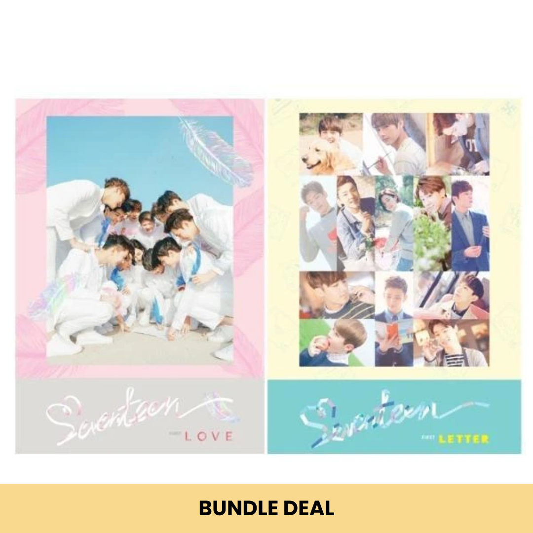 [BUNDLE DEAL] SEVENTEEN - VOL.1 [FIRST ‘LOVE & LETTER’] (2 VERSIONS) SET