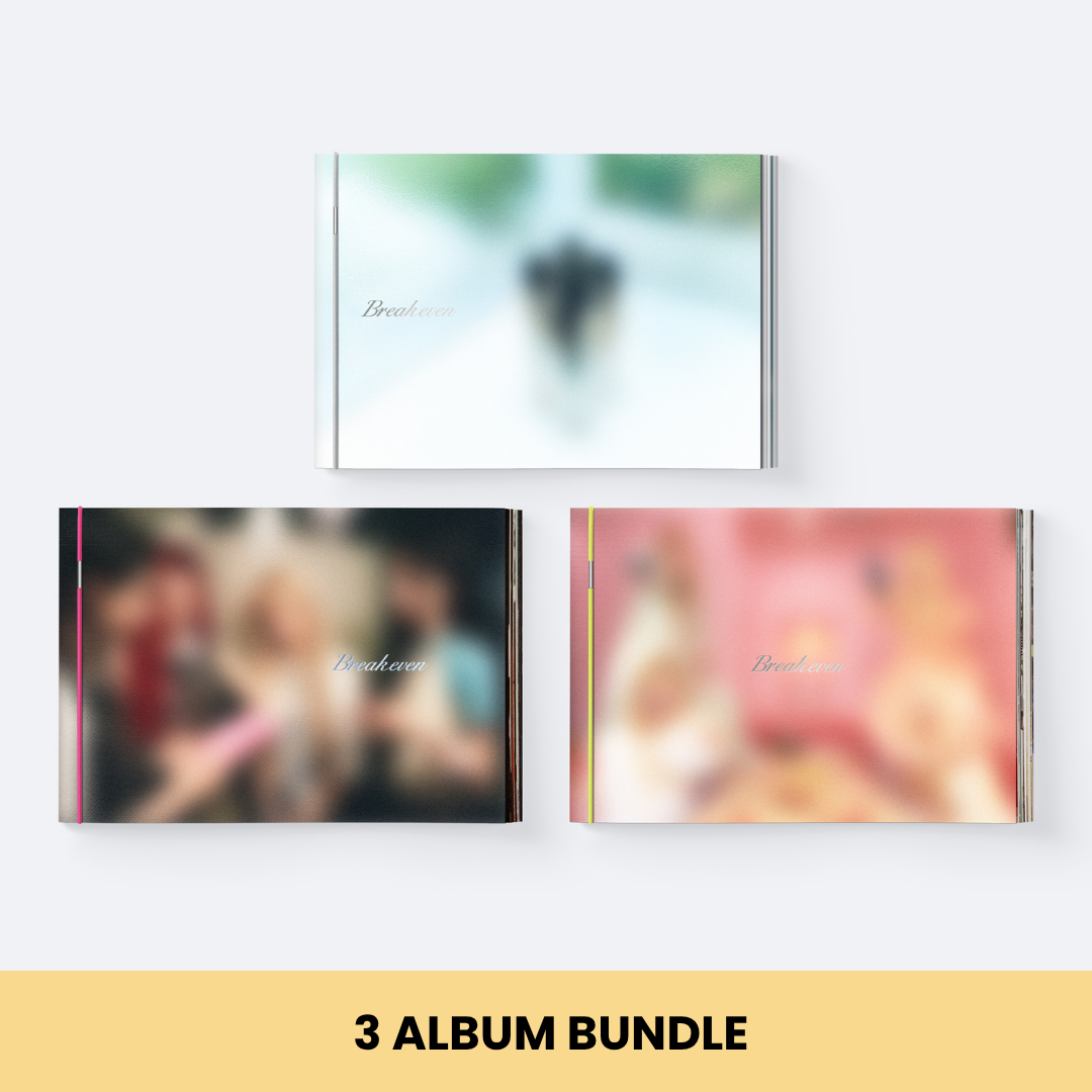 (PRE-ORDER) ILLIT - BREAK EVEN (3 VERSIONS) BUNDLE