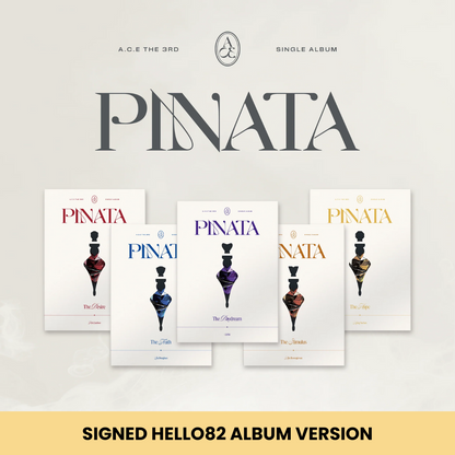 [HELLO82 SIGNED ALBUM] A.C.E - 3RD SINGLE ALBUM [PINATA] (5 VERSIONS) RANDOM