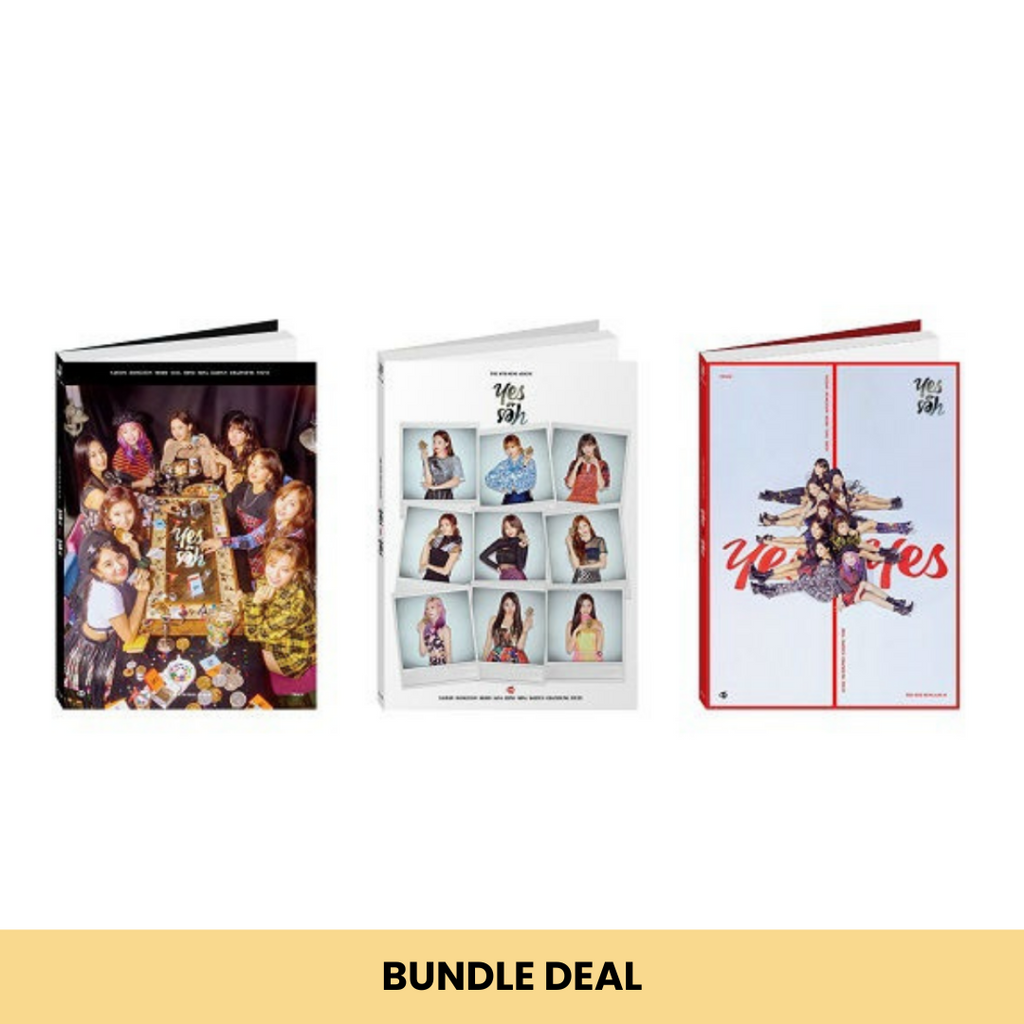 [BUNDLE DEAL] TWICE - YES OR YES (6TH MINI ALBUM) (3 VERSIONS) SET