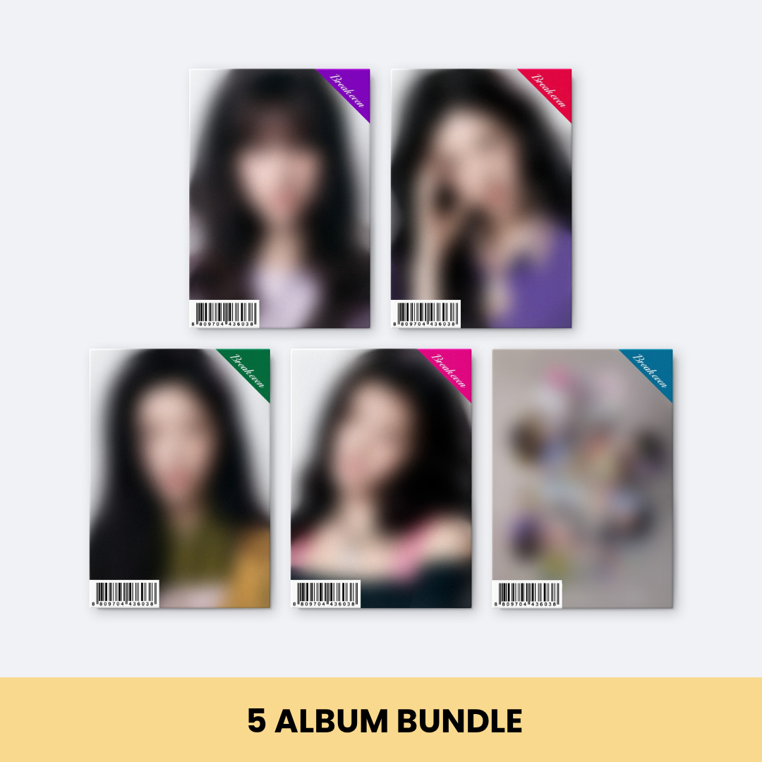 (PRE-ORDER) ILLIT - BREAK EVEN (GLITT VER.) (5 VERSIONS) BUNDLE