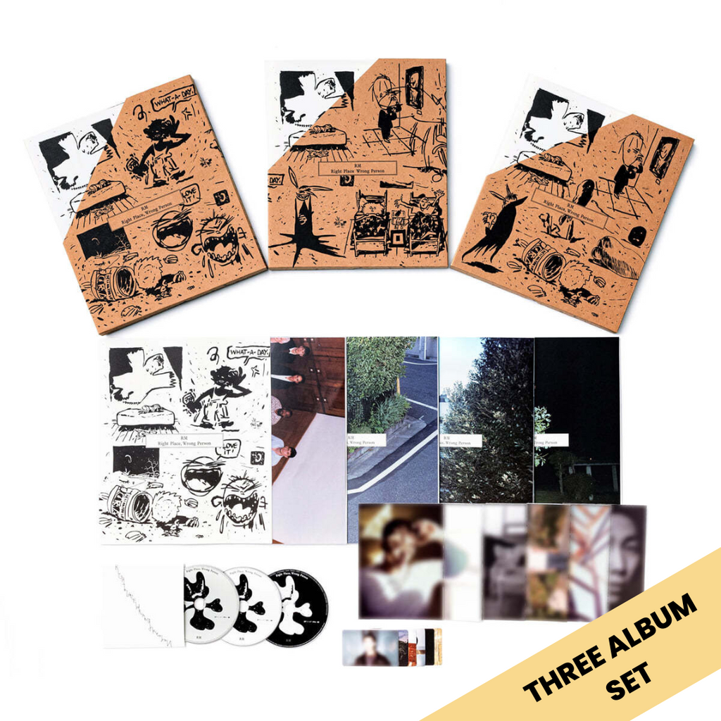 (PRE-ORDER) RM - RIGHT PLACE, WRONG PERSON (3 VERSIONS) SET