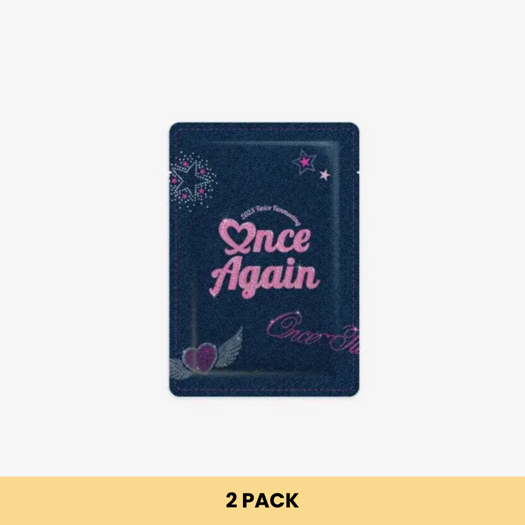 (2 PACK) TWICE - RANDOM TRADING CARDS SET < 2023 TWICE FANMEETING - ONCE AGAIN >