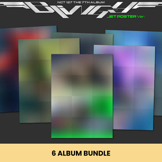 (PRE-ORDER) NCT 127 - 7TH ALBUM [BLINGY] (JET POSTER VER.) (6 VERSIONS) BUNDLE
