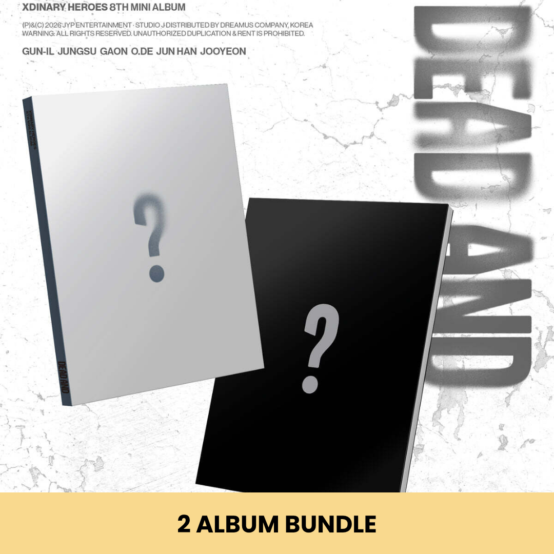 (PRE-ORDER) XDINARY HEROES - 8TH MINI ALBUM [DEAD AND] (2 VERSIONS) BUNDLE - LightUpK